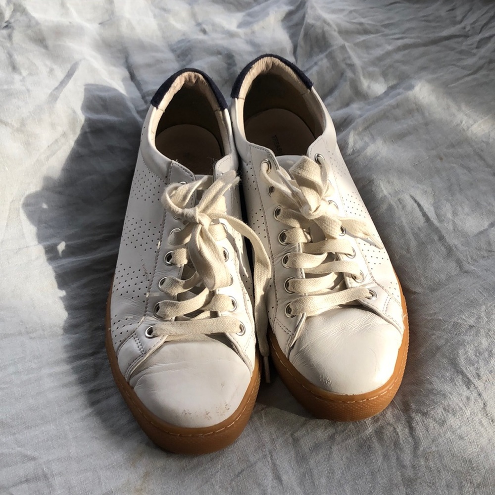 White Leather Sneakers